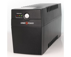 Джерело безперебійного живлення LogicPower LPM-700VA-P Black, 700VA, 490W, линейно-интерактивный, 2 