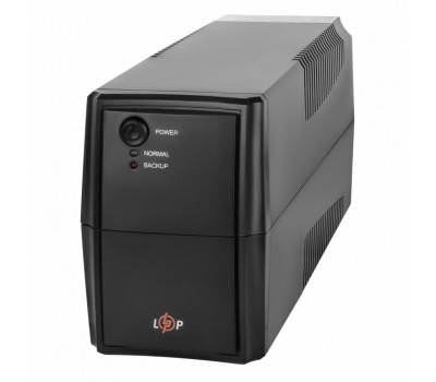 ДБЖ LogicPower LPM-825VA-P, 2 євророзетки, 5 ступ. AVR, 7.5Ач12В, пластиковий корпус, колір чорний ДБЖ LogicPower LPM-825VA-P, 2 євророзетки, 5 ступ. AVR, 7.5Ач12В, пластиковий корпус, колір чорний