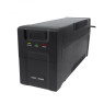 ДБЖ LogicPower U650VA-P 390W, 2 розетки, 5 ступ. AVR, 7.5Ач12В, чорний пластиковий корпус (2436)