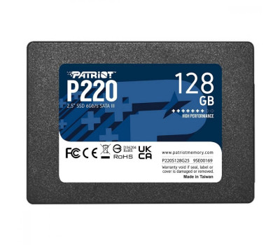 Твердотельный накопитель 128Gb, Patriot P220, SATA3, 2.5 Твердотельный накопитель 128Gb, Patriot P220, SATA3, 2.5