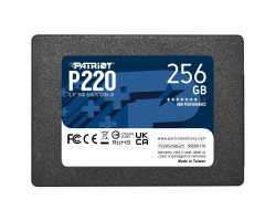 Твердотельный накопитель 256Gb, Patriot P220, SATA3, 2.5