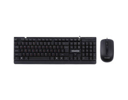 Комплект Maxxter KMS-CM-01-UA (клавіатура+миша) Black, USB Комплект Maxxter KMS-CM-01-UA (клавіатура+миша) Black, USB