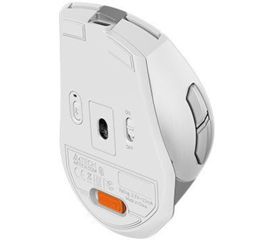Мышь A4Tech Fstyler FB35CS, Icy White, USB, wireless, беcшумная, BT+RF (Combo)