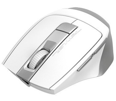 Мышь A4Tech Fstyler FB35CS, Icy White, USB, wireless, беcшумная, BT+RF (Combo)