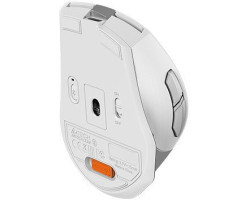 Мышь A4Tech Fstyler FB35CS, Icy White, USB, wireless, беcшумная, BT+RF (Combo)-foto3