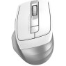 Мышь A4Tech Fstyler FB35CS, Icy White, USB, wireless, беcшумная, BT+RF (Combo)