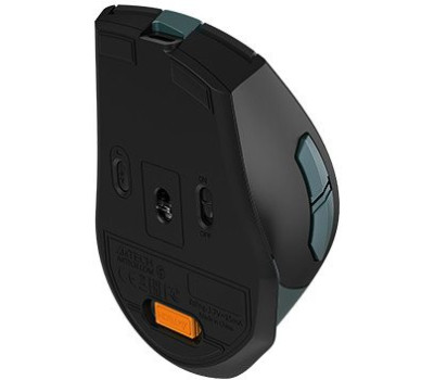 Мышь A4Tech Fstyler FB35CS, Midnight Green, USB, wireless, бесшумная