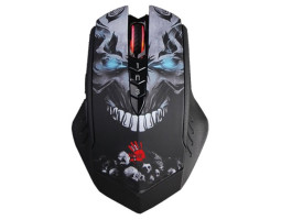 Мышь A4Tech R80 Plus Skul Black, Laser, Wireless+USB, 4000 cpi, Bloody, metal feet, подсветка Мышь A4Tech R80 Plus Skul Black, Laser, Wireless+USB, 4000 cpi, Bloody, metal feet, подсветка