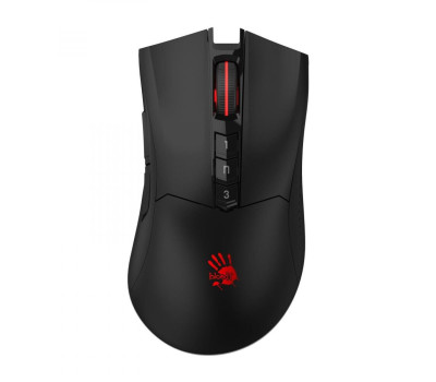 Миша A4Tech R90 Plus Black, Wireless+USB, 5000 cpi, Bloody, metal feet, підсвічування