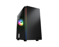 Корпус Cougar Purity RGB Black, без БЖ, Micro ATX