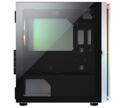 Корпус Cougar Purity RGB White, без БЖ, Micro ATX /  Mini ITX, USB 3.0 x2, USB 2.0 x1, RGB підсвічува