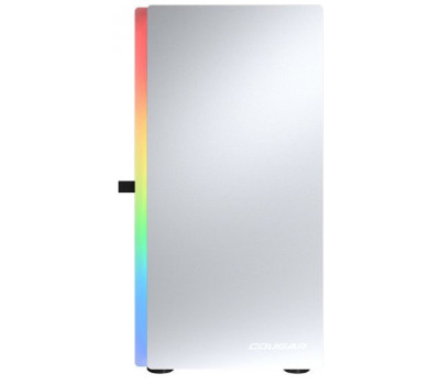 Корпус Cougar Purity RGB White, без БЖ, Micro ATX /  Mini ITX, USB 3.0 x2, USB 2.0 x1, RGB підсвічува