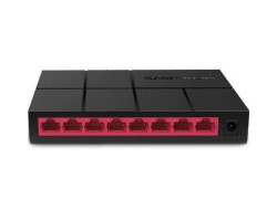 Комутатор Mercusys MS108G, 8x10/ 100/ 1000 Mb/ s, пластиковий корпус, некерований