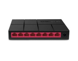Комутатор Mercusys MS108G, 8x10/ 100/ 1000 Mb/ s, пластиковий корпус, некерований Комутатор Mercusys MS108G, 8x10/ 100/ 1000 Mb/ s, пластиковий корпус, некерований