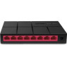 Комутатор Mercusys MS108G, 8x10/ 100/ 1000 Mb/ s, пластиковий корпус, некерований