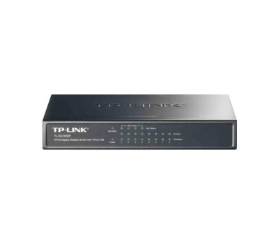 Комутатор TP-LINK TL-SG1008P, 8x100/ 1000 Mb/ s