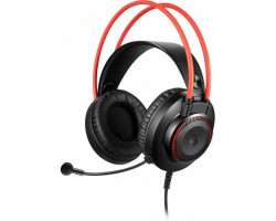 Наушники Bloody G200S, Black/ Red, USB, накладные, подсветка 7 цветов, кабель 2 м