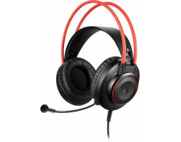 Наушники Bloody G200S, Black/ Red, USB, накладные, подсветка 7 цветов, кабель 2 м