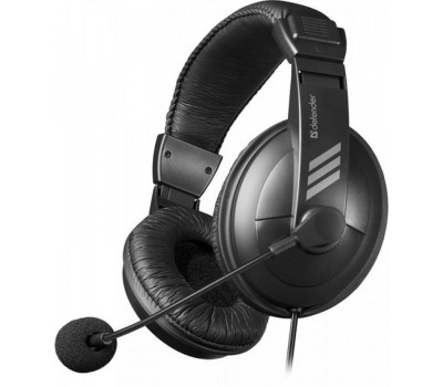 Навушники Defender Gryphon 750U, Black, USB, накладні, регулятор гучності, кабель 1.8 м (63752)