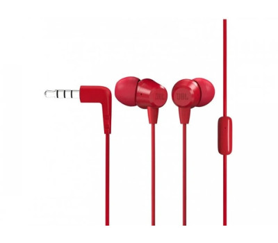 Навушники JBL C50HI, Red, 3.5 мм, мікрофон (JBLC50HIRED)