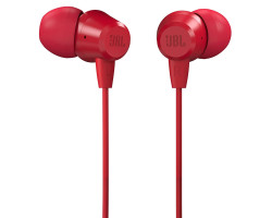 Навушники JBL C50HI, Red, 3.5 мм, мікрофон (JBLC50HIRED)