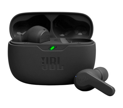 Навушники JBL Wave Beam, Black, Bluetooth, мікрофон, чохол з функцією зарядки, (JBLWBEAMBLK)