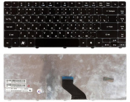 Клавіатура для ноутбука Acer Aspire (3810T) Black, Glossy, RU Клавіатура для ноутбука Acer Aspire (3810T) Black, Glossy, RU