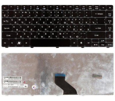 Клавіатура для ноутбука Acer Aspire (3810T) Black, Glossy, RU