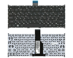 Клавіатура для ноутбука Acer Aspire S3, Aspire One 725 756 AO725 Black, (No Frame) RU