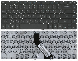 Клавіатура для ноутбука Acer Aspire V5-431, V5-431G, V5-431P, V5-431PG, V5-471, V5-471G, V5-471P Bla