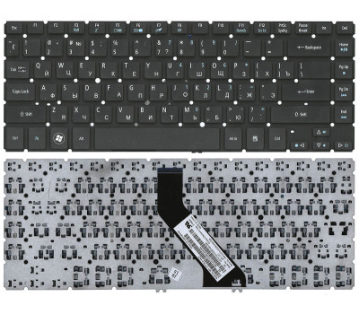 Клавіатура для ноутбука Acer Aspire V5-431, V5-431G, V5-431P, V5-431PG, V5-471, V5-471G, V5-471P Bla Клавіатура для ноутбука Acer Aspire V5-431, V5-431G, V5-431P, V5-431PG, V5-471, V5-471G, V5-471P Bla