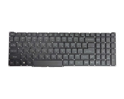 Клавіатура для ноутбука Acer Predator Helios 300 PH315-52 з підсвічуванням (White Light), Black, (No