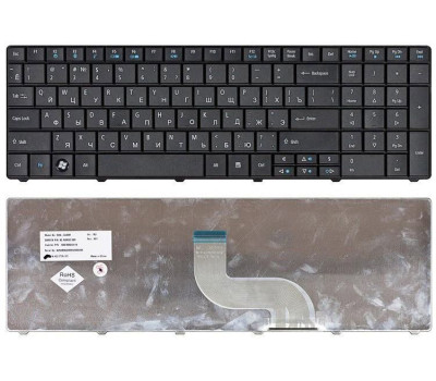 Клавіатура для ноутбука Acer TravelMate 8531, 8531G, 8571, 8571G Black, RU