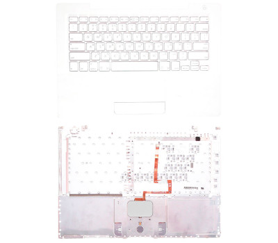 Клавіатура для ноутбука Apple MacBook (A1181) White, (White TopCase), RU Клавіатура для ноутбука Apple MacBook (A1181) White, (White TopCase), RU