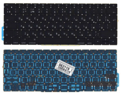 Клавіатура для ноутбука Apple MacBook (A1708), Black, (No Frame), RU (великий ентер)