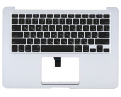 Клавіатура для ноутбука Apple MacBook Air (A1369) 2010+ Black, (Silver TopCase), RU (горизонтальний 