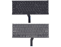 Клавіатура Apple MacBook Air 2011+ A1369 (2011), A1466 (2012, 2013, 2014, 2015) Black, (No Frame), R