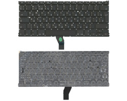 Клавіатура для ноутбука Apple MacBook Air 2011+ (A1369) з підсвічуванням (Light), Black, (No Frame),