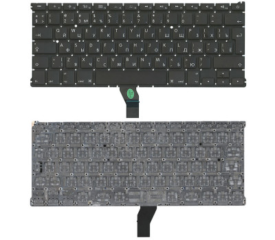 Клавіатура для ноутбука Apple MacBook Air 2011+ (A1369) з підсвічуванням (Light), Black, (No Frame), Клавіатура для ноутбука Apple MacBook Air 2011+ (A1369) з підсвічуванням (Light), Black, (No Frame),