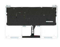 Клавіатура Apple MacBook Air 2012+ (A1465) Black, (Silver TopCase), RU (горизонтальний ентер)