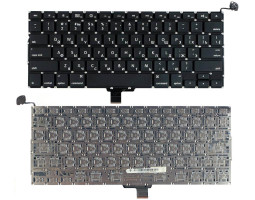 Клавіатура для ноутбука Apple MacBook Pro (A1278) Black, (No Frame), RU (горизонтальний ентер) Клавіатура для ноутбука Apple MacBook Pro (A1278) Black, (No Frame), RU (горизонтальний ентер)