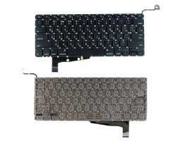 Клавіатура для ноутбука Apple MacBook Pro (A1286) (2011, 2012) з підсвічуванням (Light), Black, (No Клавіатура для ноутбука Apple MacBook Pro (A1286) (2011, 2012) з підсвічуванням (Light), Black, (No