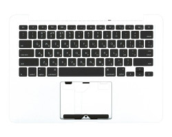 Клавіатура для ноутбука Apple MacBook Pro (A1425) Black, (Silver TopCase), RU (горизонтальний ентер)