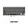 Клавіатура для ноутбука Apple MacBook Pro (A1425) Black, (Silver TopCase), RU (горизонтальний ентер)