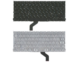 Клавіатура для ноутбука Apple MacBook Pro (A1425) з підсвічуванням (Light) Black, (No Frame), RU (ве