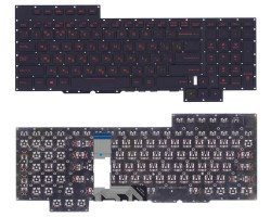 Клавіатура для ноутбука Asus (GX700) Black, (No Frame) RU