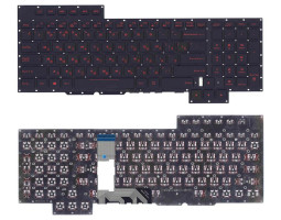 Клавіатура для ноутбука Asus (GX700) Black, (No Frame) RU Клавіатура для ноутбука Asus (GX700) Black, (No Frame) RU