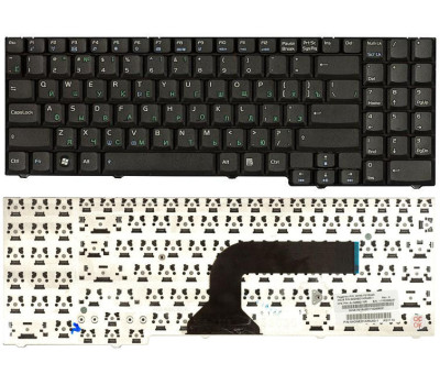 Клавіатура для ноутбука Asus (M50, M70, X70, X71, G50) Black, RU