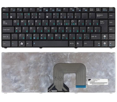 Клавіатура для ноутбука Asus (N20, N20A, N20H) Black, RU Клавіатура для ноутбука Asus (N20, N20A, N20H) Black, RU