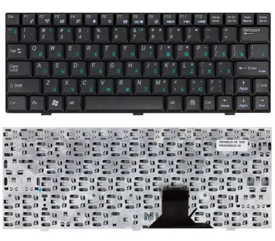 Клавіатура для ноутбука Asus (U1, U1F, U1E) Black, RU